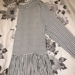 Striped long sleeve with flowy bottom